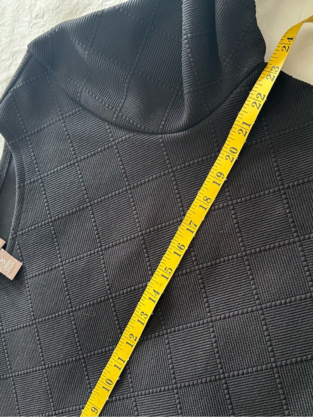 Chico's Black Quilted Balloon-Sleeve top, size XL (3) - Picture 12 of 12